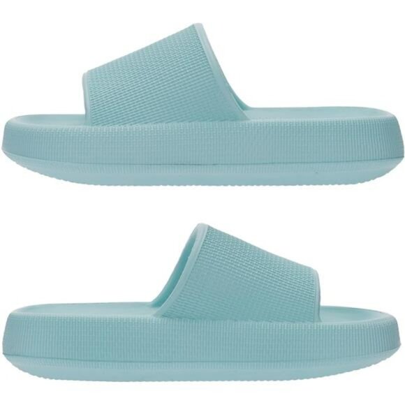 Thick Cushion Shower Slides Non Slip Quick Dry Bathroom Sandals Pool Shoes - Picture 3 of 7